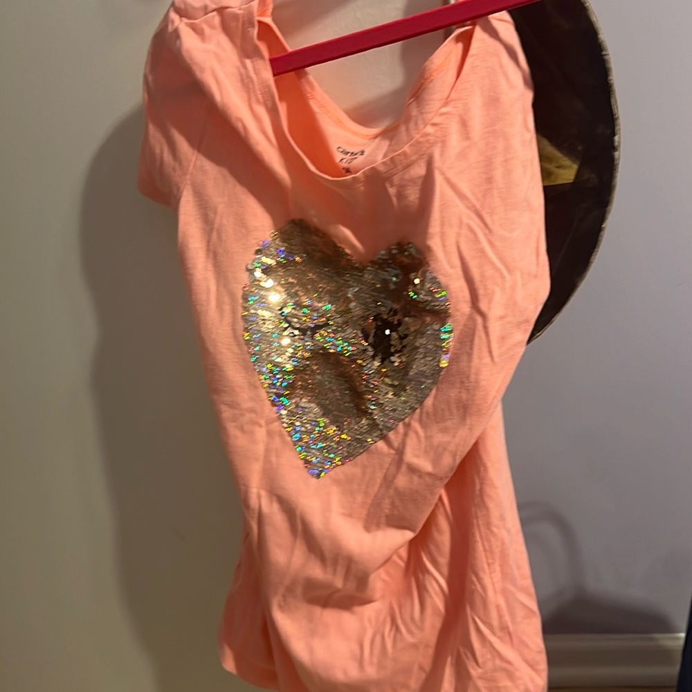 Carter’s size 14 sequin tee. Offer bundle to save